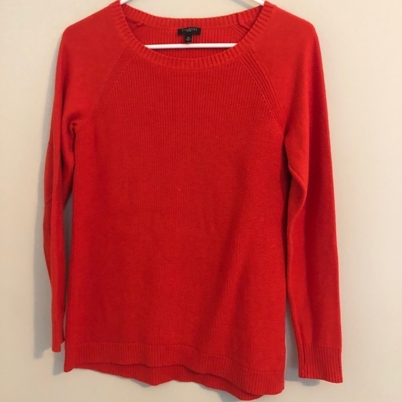 Talbots Ribbed Crewneck Elbow Patches - Picture 4 of 7